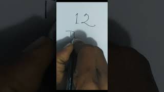 how to write number 12