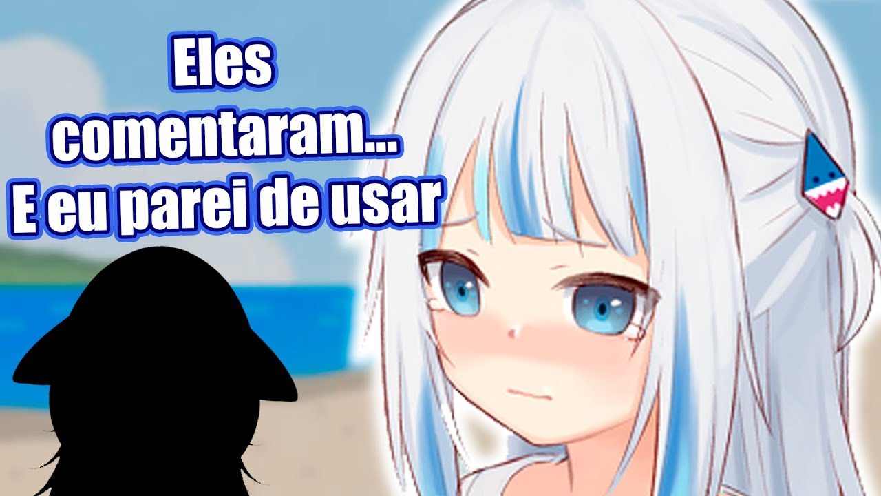 Gura não usa mais o seu capuz por que falaram ter um "formato obsceno".. | vtuber legendado