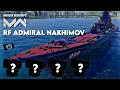 RF Admiral Nakhimov uzbrojenie 25 lvl - Modern Warship  🔥