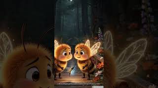 ✨ Maple Bee and the Lost Firefly 🐝🌟 | Magical Night Adventure | Pixar Style Kids Short