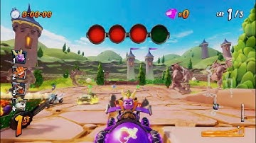 Crash Team Racing Nitro-Fueled (PS5) Spyro Circuit With Spyro (Hard)
