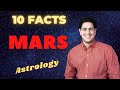 MARS in Astrology | 10 facts about the planet MARS