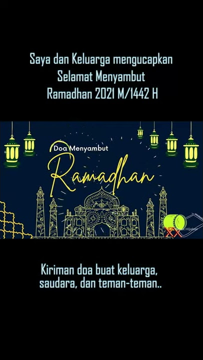 Story WA Doa Ramadhan 2021 - story wa 30 detik #shorts