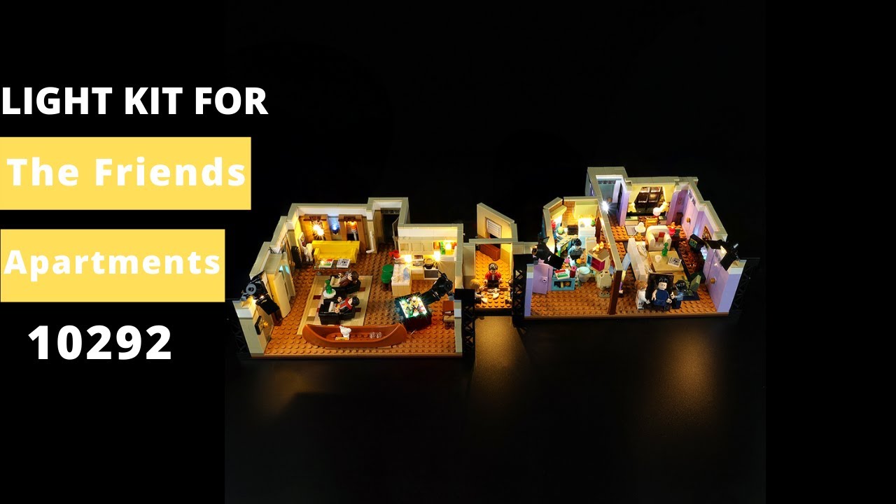 Light Kit for LEGO The Friends Apartments 10292 | Lego F.R.I.E.N.D.S. 10292 The Friends Apartments