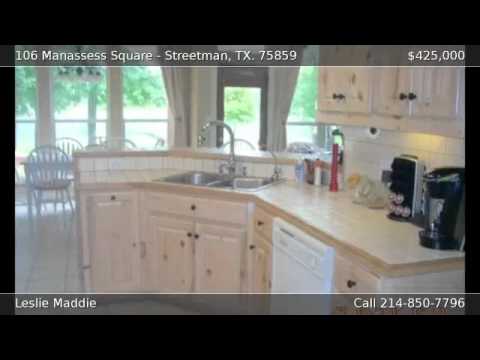 106 Manassess Square, Streetman, TX home video tour