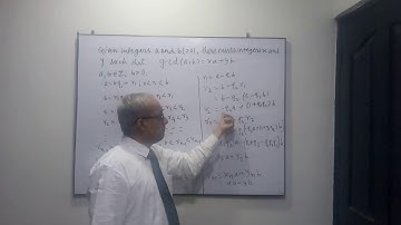 gcd of two integers can be written as linear combination of integers