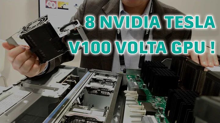 8 NVIDIA TESLA V100 VOLTA GPU server from HP