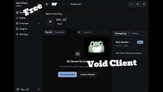 Void client executor free one of the best right now#plsgoviral #plssub #robloxhacks