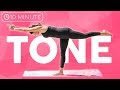 10 min Full Body Power Yoga Workout | Tone Yoga Flow  | Sarah Beth Yoga