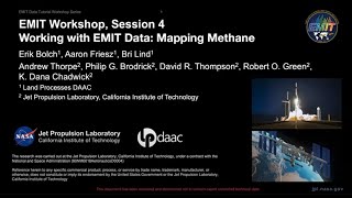 EMIT Data Tutorial Series Workshops Week 4- Working with EMIT Data: Mapping Methane