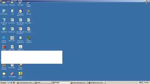 Oracle Application Training - User Creation - 1