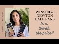 Winsor & Newton Half Pans Vs Camel Artists' Watercolor Cakes: Beginner's Guide with Time Lapse Demo