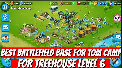 Best Battlefield Base design for TOM CAMP - TREEHOUSE LEVEL 6 - 2018