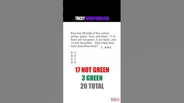 This Tricky Word Problem Almost Got ME