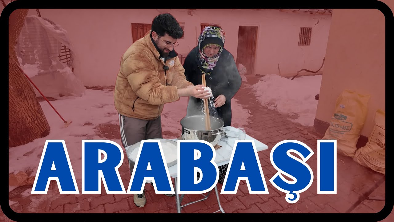 Köyde Kar Yağarken Arabaşı Yaptık