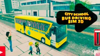 City school bus driving sim 3D !! update 👍 at games lover driving screenshot 3