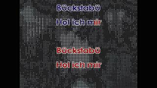 Rammstein - Bückstabü Karaoke Instrumental Lyrics - Rafm Oddball Karaoke