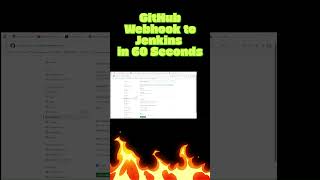 GitHub Webhook to Jenkins in 60 Seconds