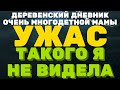 Ужасы и шок, такого я не видела \ ДЕРЕВЕНСКИЙ ДНЕВНИК очень многодетной мамы \ мать героиня