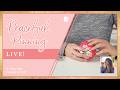 Peaceful Pinning Live #105 | Making our newest kit! Cardinal fabric ornament with Infinity Pattern