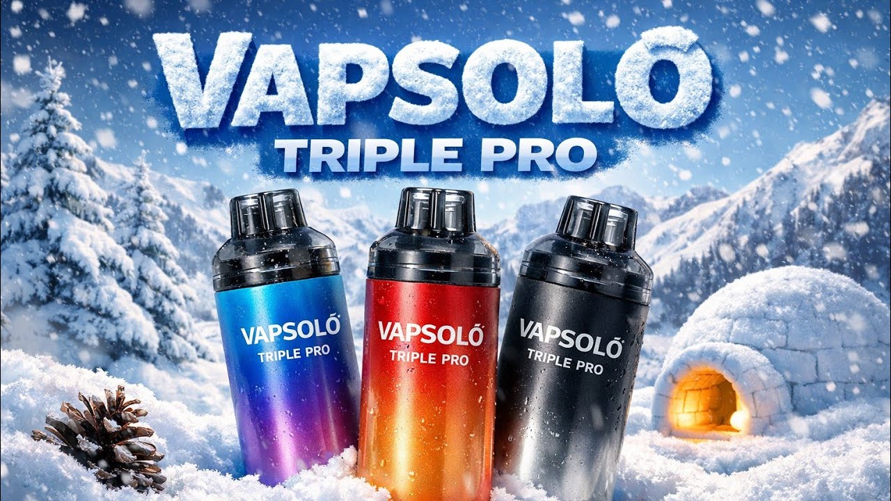 60 000 затяжек?! Vapsolo Triple Pro протестирован на снегу ❄️ 