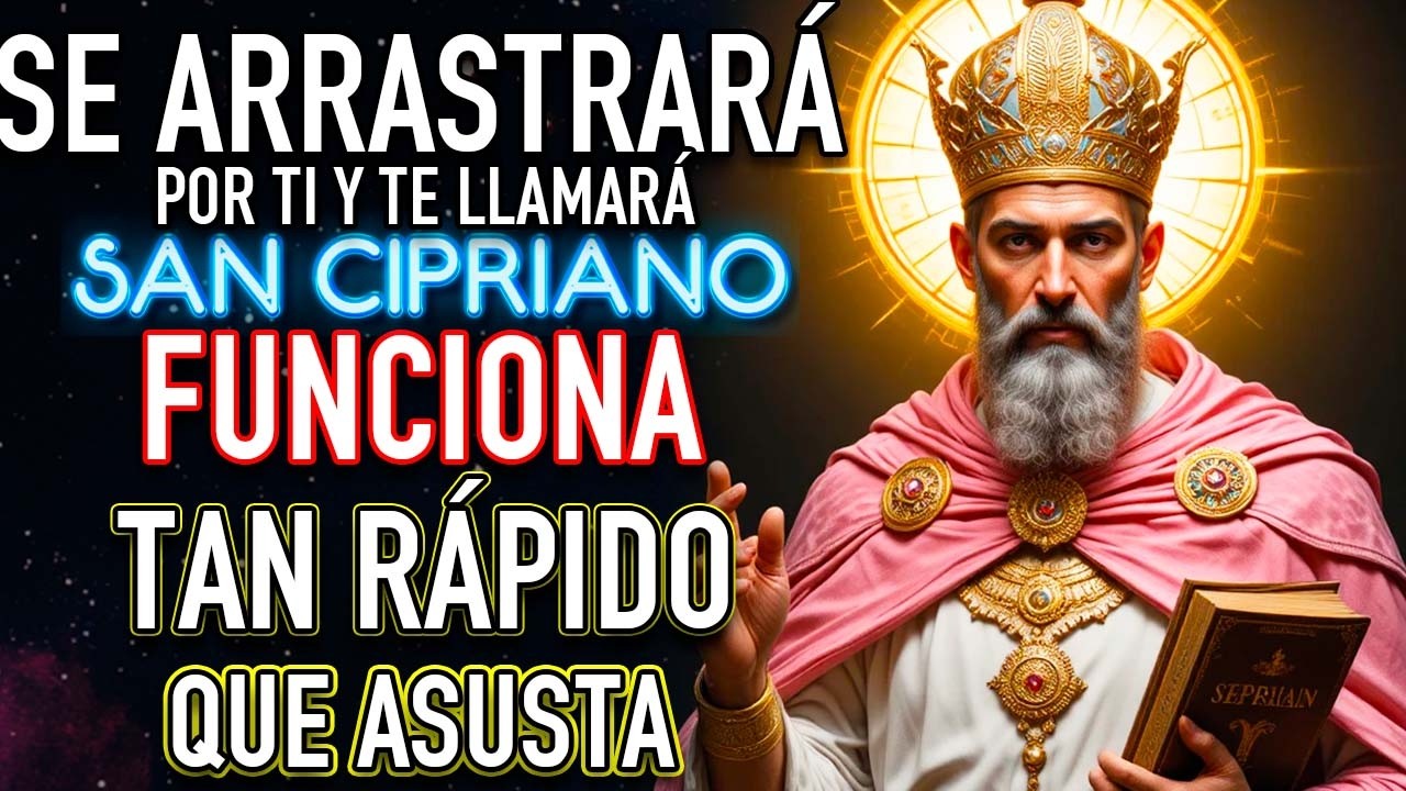 Invoca Su Nombre Con SAN CIPRIANO y NO DORMIRÁ Pensando en Ti ORACIÓN Poderosa TE LLAMA EN 3 MINUTOS