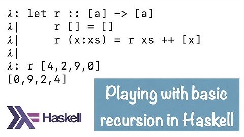 HPBE016: Playing with basic recursion in Haskell