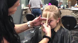 Maxine getting bangs 2018