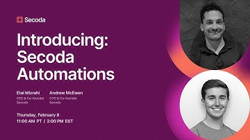 Introducing: Secoda Automations | Full Walkthrough and Demo