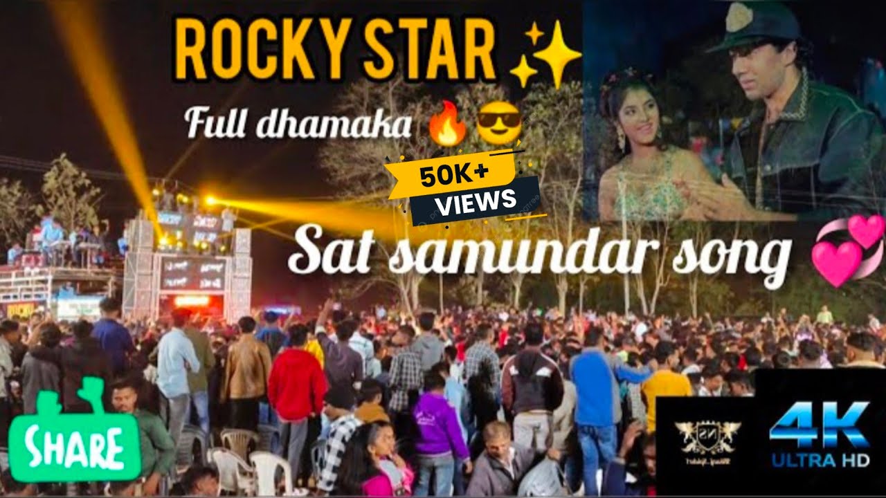 Sat samundar paar Main Tera ll Rocky star ✨ Full public dance,🕺💃🥁💞💫ll 90s song