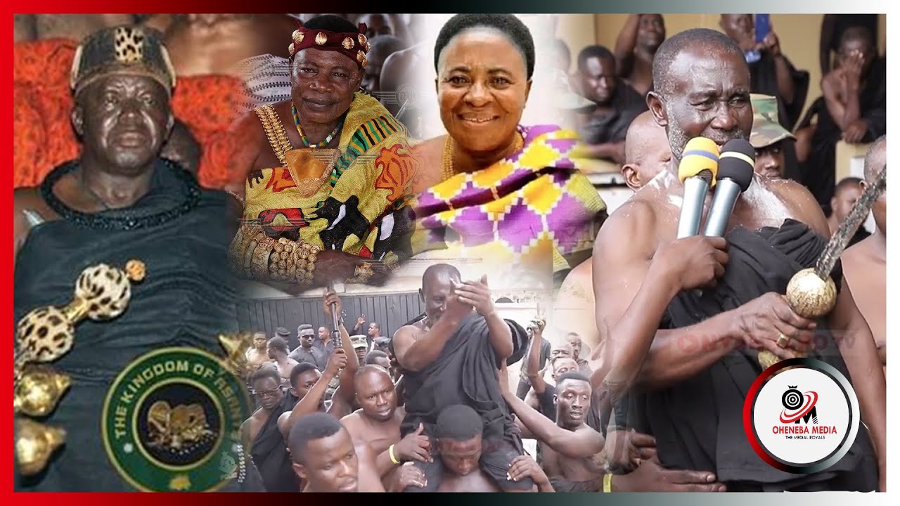 👑New Offinsomanhene,Nana Dwamena Akenten ll Finally Swears Oath Of Allegiance To Offinsoman