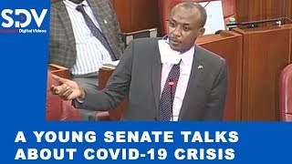 A young Senate sits to discuss Covid-19 crisis, as those aged over 58 told to work from home