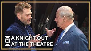 Giddy King Charles Attends Shakespeare Performance