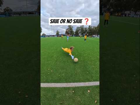save or no save ❓️ #gripmode #goalkeeper