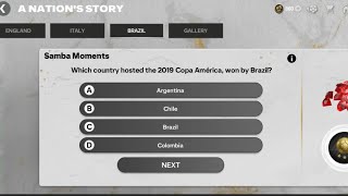 Which country hosted the 2019 Copa America,won by Brazil  - FC MOBILE 