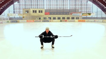 Forward Skating Drill: Squat Jumps