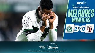 CORITIBA VENCE O BOTAFOGO-SP, ENCERRA JEJUM EM CASA E LIDERA A SÉRIE B | Melhores momentos