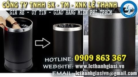 ĐỊA CHỈ BÁN THÙNG RÁC INOX KHÔNG NẮP GIÁ RẺ, CHẤT LƯỢNG