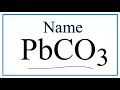 Lead Compounds and Their Properties