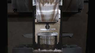 Hydraulic Press vs. Razor Sharp Knife! 🔪 #trending #shorts