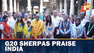 G20 Sherpas Visit Ranakpur Temple In Udaipur | OTV News English screenshot 2