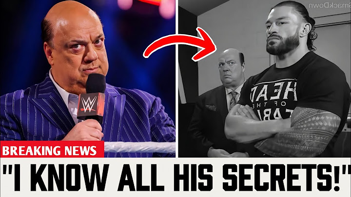 ANGRY Paul Heyman Exposes Roman Reigns’ Pathetic Plot Against the Bloodline on Live interview