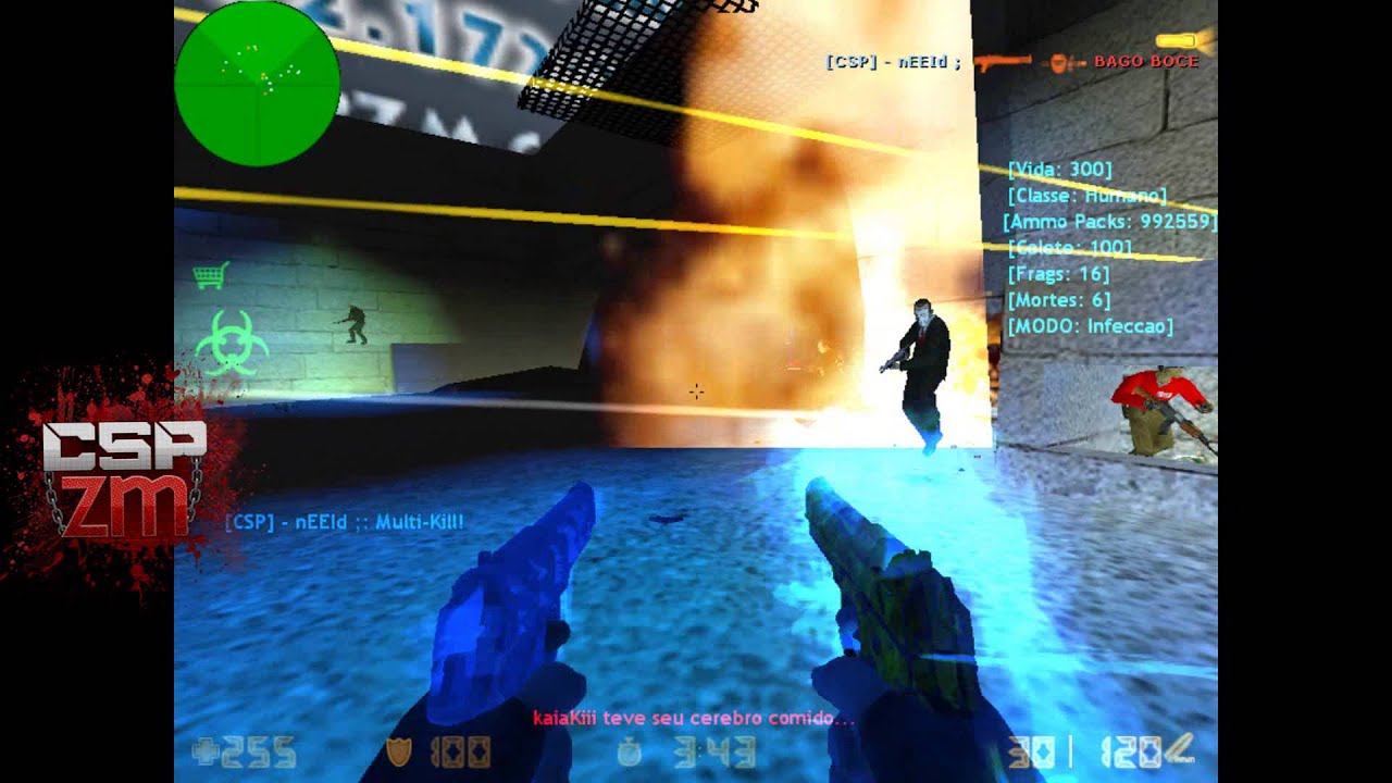 [CSPGaming] # Zombie Plague New pistol ELEMENTAL @CSPZM  ♛ IP: 177.54.152.30:27041 ♛ - 