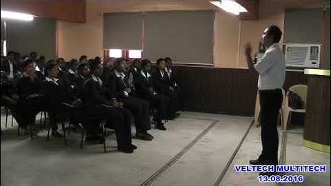 VELTECH MULTITECH DEPT OF CIVIL GUEST LECTURE - 13.08.2016