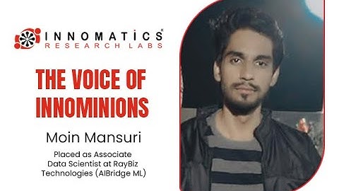 The Voice Of Innominion | From sales to Data Science, Moin