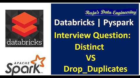91. Databricks | Pyspark | Interview Question |Handlining Duplicate Data: DropDuplicates vs Distinct