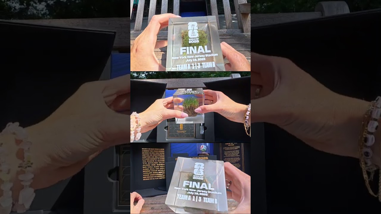 FIFA selling small pieces of World Cup final pitch for $450-$3,000