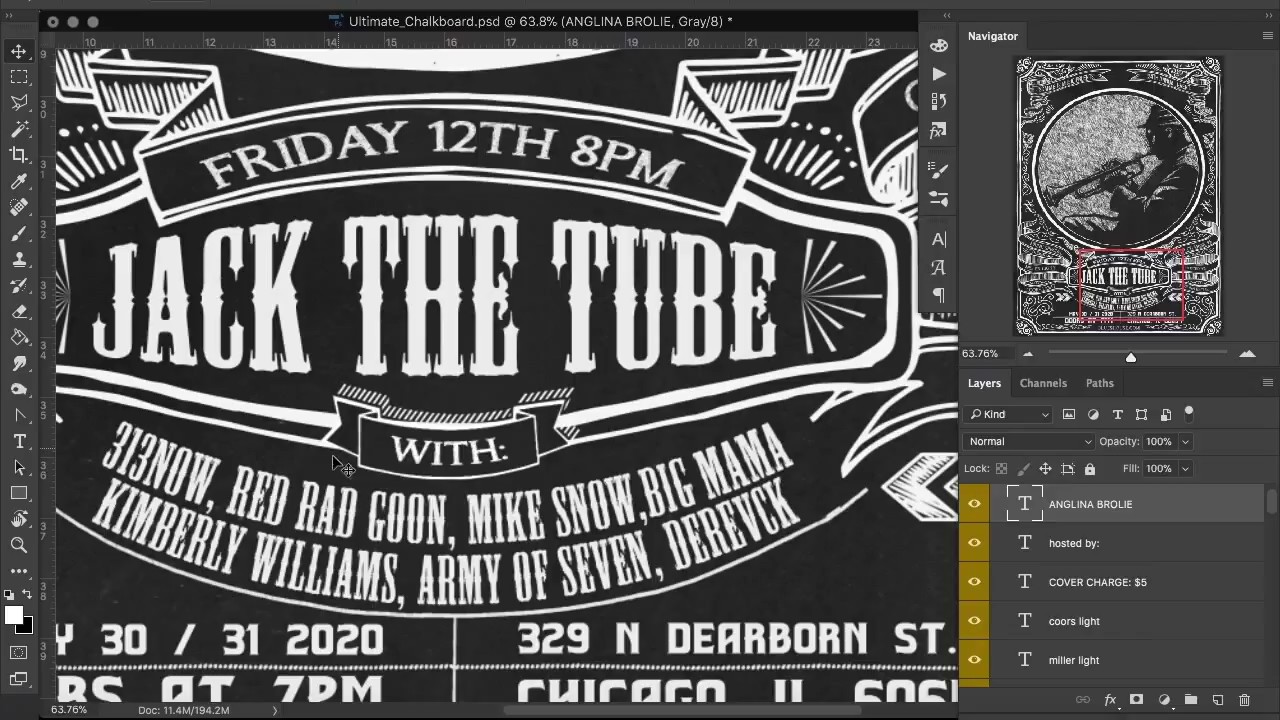 ULTIMATE CHALKBOARD TEMPLATE