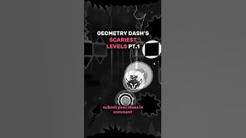 GEOMETRY DASH’S SCARIEST LEVELS PT.1 #geometrydash #edit #scary #shorts #lost