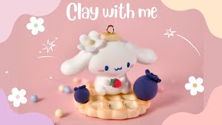 Making Cinnamoroll Charms Using Air Dry Clay | Daisy Clay Diaries Ep 01